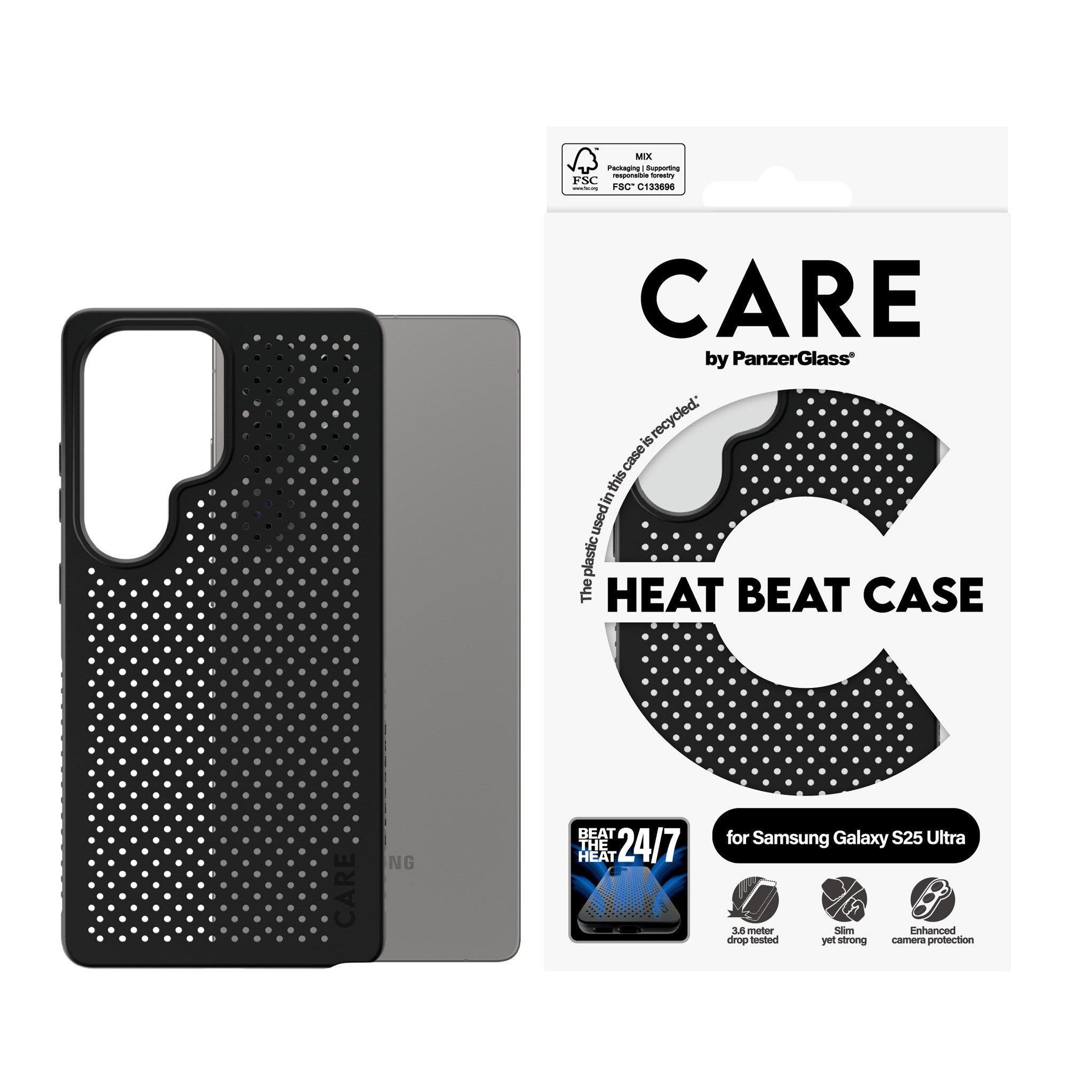 CARE by PanzerGlass® Case Heat Beat Samsung Galaxy S25 Ultra